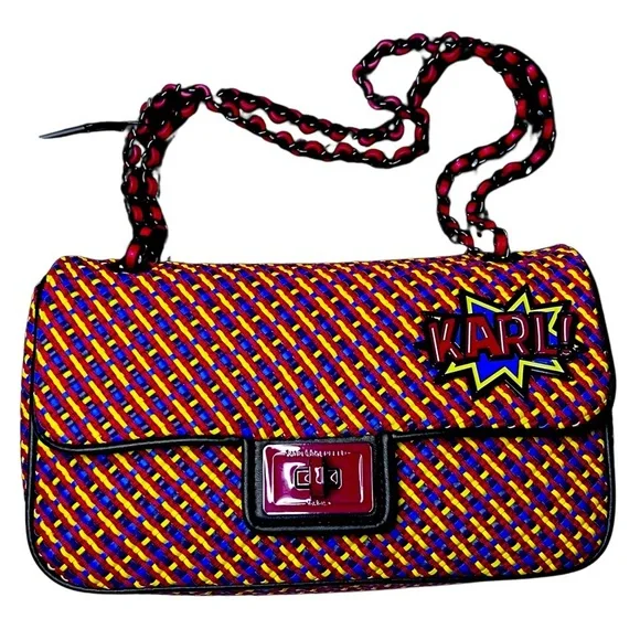 NWT Karl Lagerfeld Paris Agyness Textured
Shoulder Bag Comes with Dusty - Picture 1 of 15